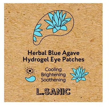 L.SANIC Патчи гидрогелевые с экстрактом голубой агавы для области вокруг глаз 60 шт, фото 6