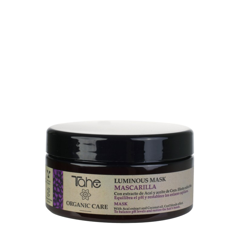 TAHE Маска для холодных оттенков волос / LUMINOUS MASK BIO ORGANIC CARE 300 мл, фото 1