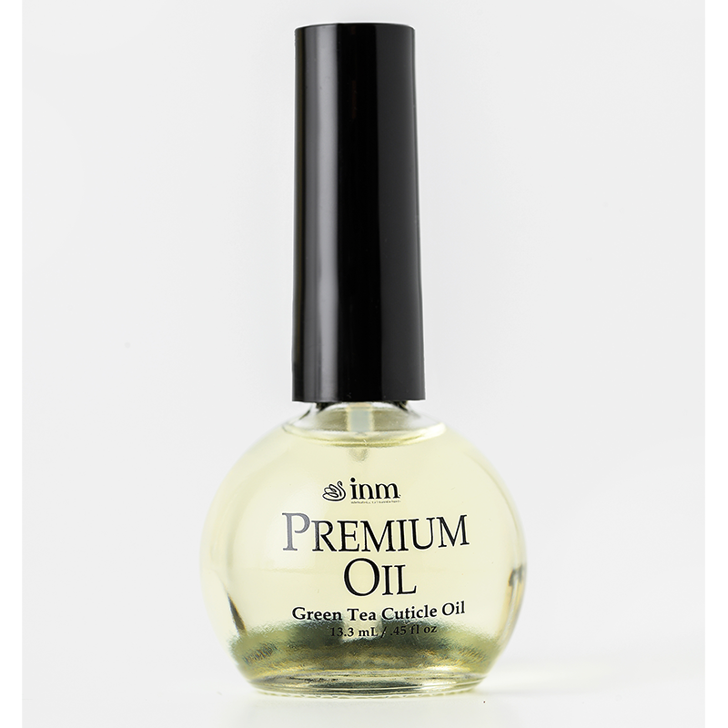 INM Масло для кутикулы с ароматом зеленого чая / Premium Green Tea Cuticle Oil 15 мл, фото 3