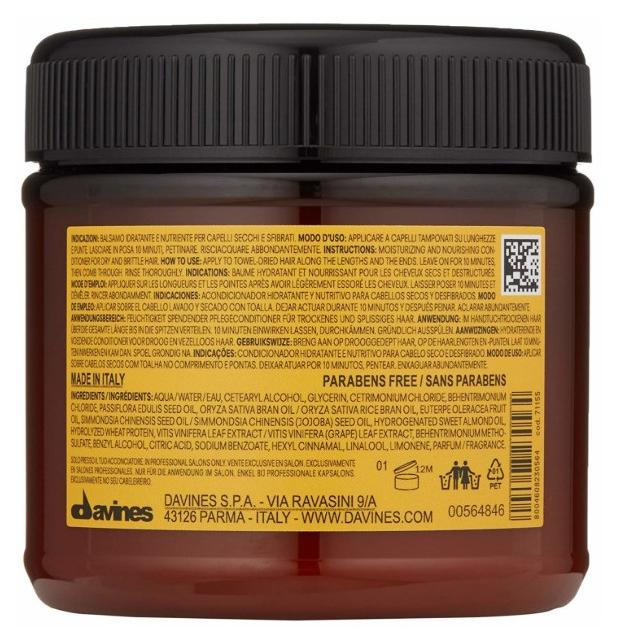 DAVINES SPA Кондиционер питательный Вегетарианское чудо / Nourishing NATURAL TECH 250 мл, фото 3