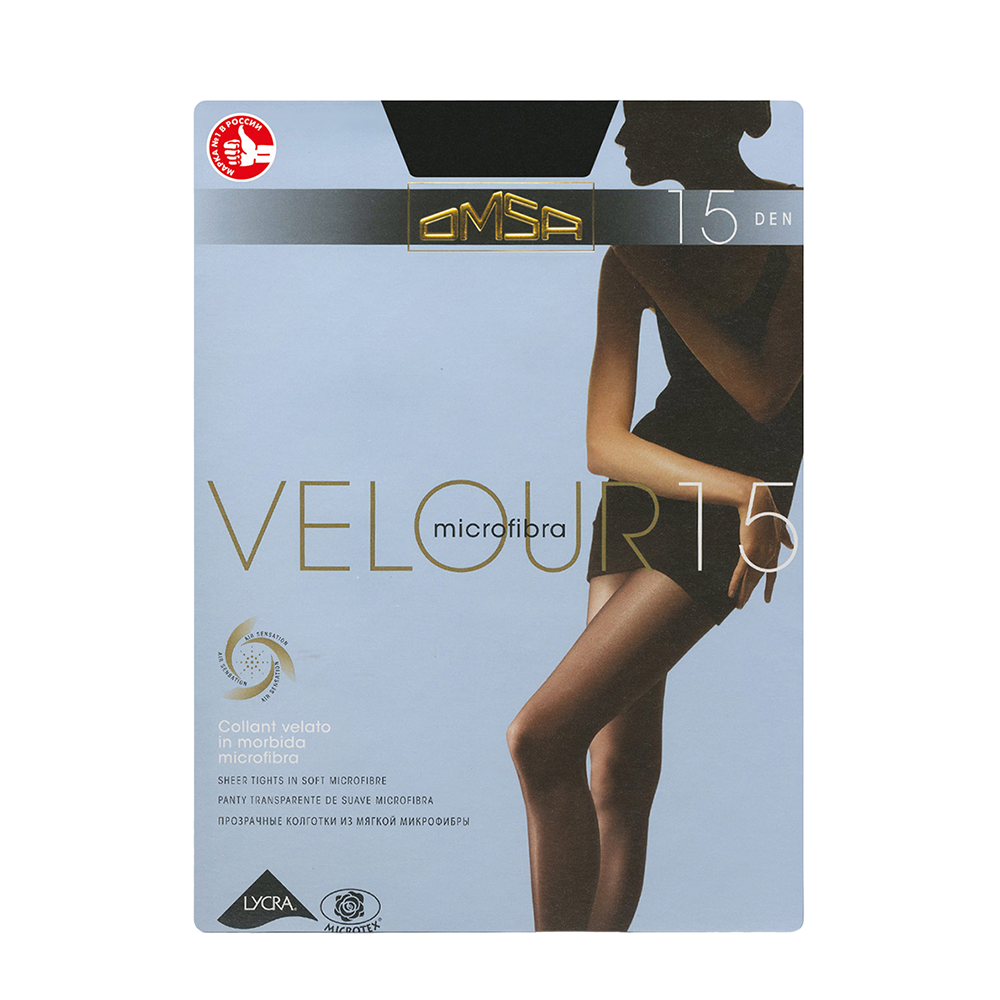 OMSA Колготки Nero 2 / Velour 15, фото 1