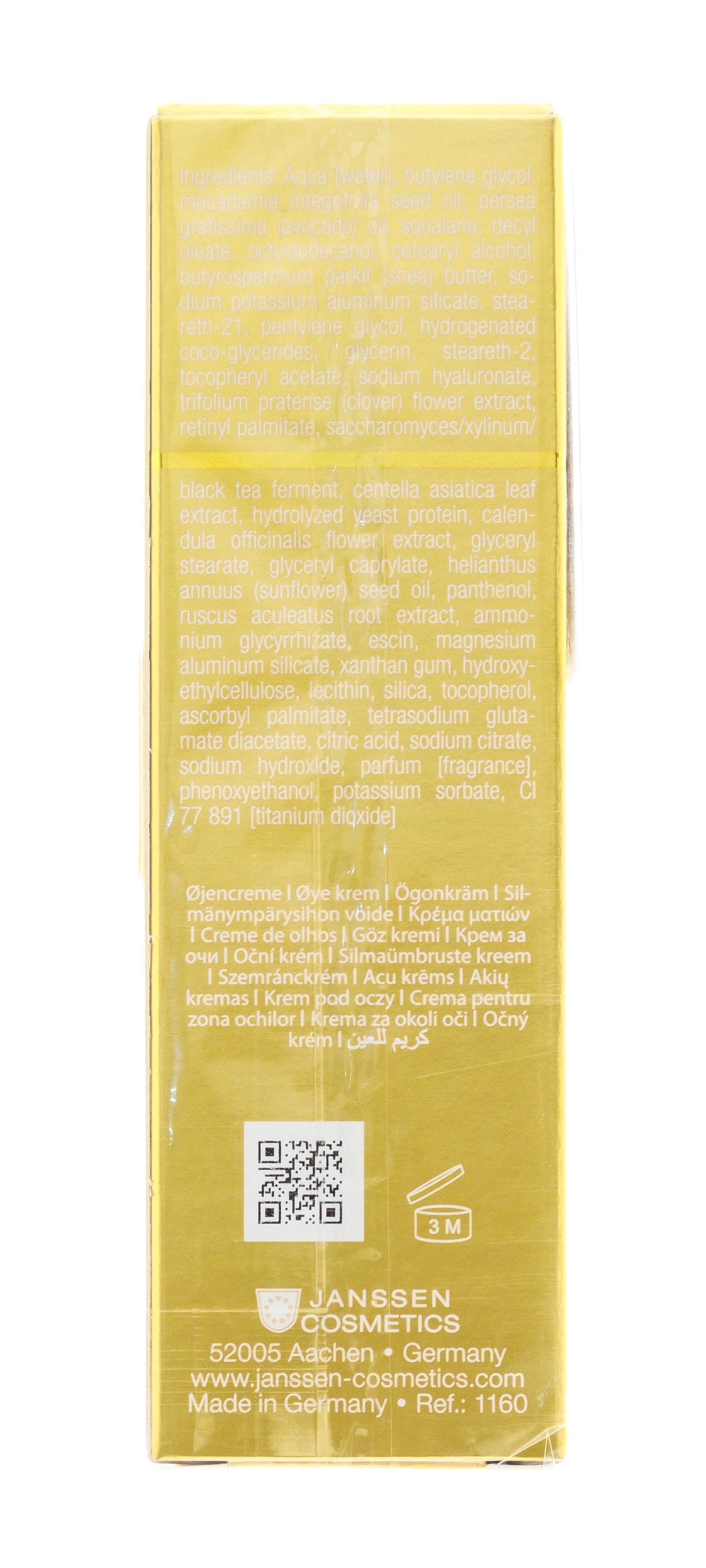 JANSSEN COSMETICS Крем омолаживающий укрепляющий с комплексом Cellular Regeneration для контура глаз / Tri-Care Eye Cream 15 мл, фото 3