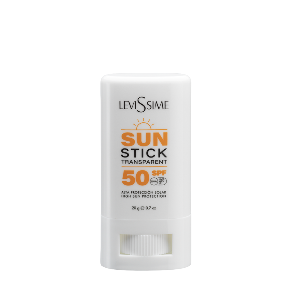LEVISSIME Стик солнцезащитный SPF50 / Sun stick transparent 20 гр, фото 1