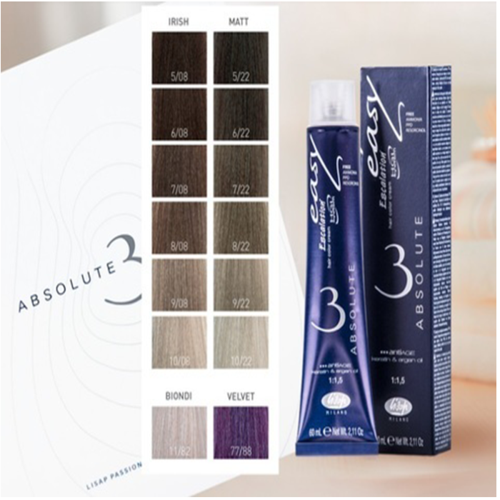 LISAP MILANO 55/21 краска для волос / ESCALATION EASY ABSOLUTE 3 60 мл, фото 3