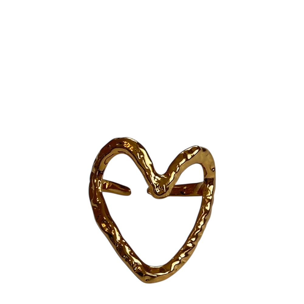 IWOU PROFESSIONAL Кольцо Сердце золотое, фото 1