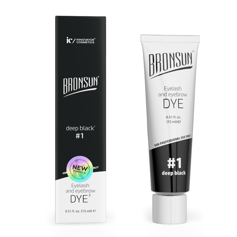 BRONSUN Краска для ресниц и бровей, черный / BRONSUN #1 15 мл, фото 2