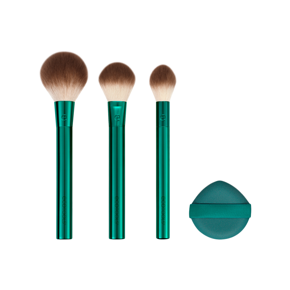 ECOTOOLS Набор кистей и спонж для макияжа / Blend, Blush and Bronze Face Set, фото 2
