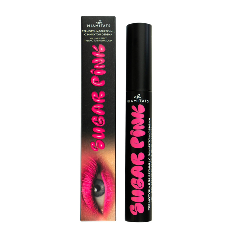 MIAMITATS Термотушь для ресниц, розовая / Sugar pink 14 гр, фото 2