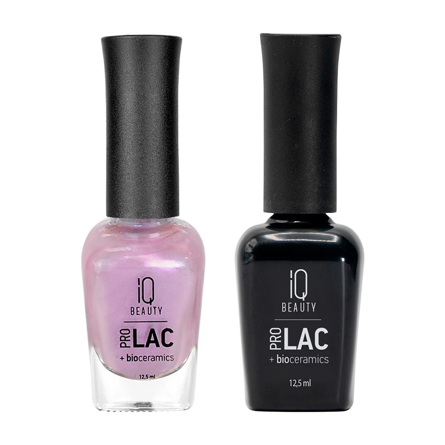 IQ BEAUTY 083 лак профессиональный укрепляющий для ногтей с биокерамикой / Nail polish PROLAC+bioceramics 12,5 мл, фото 2