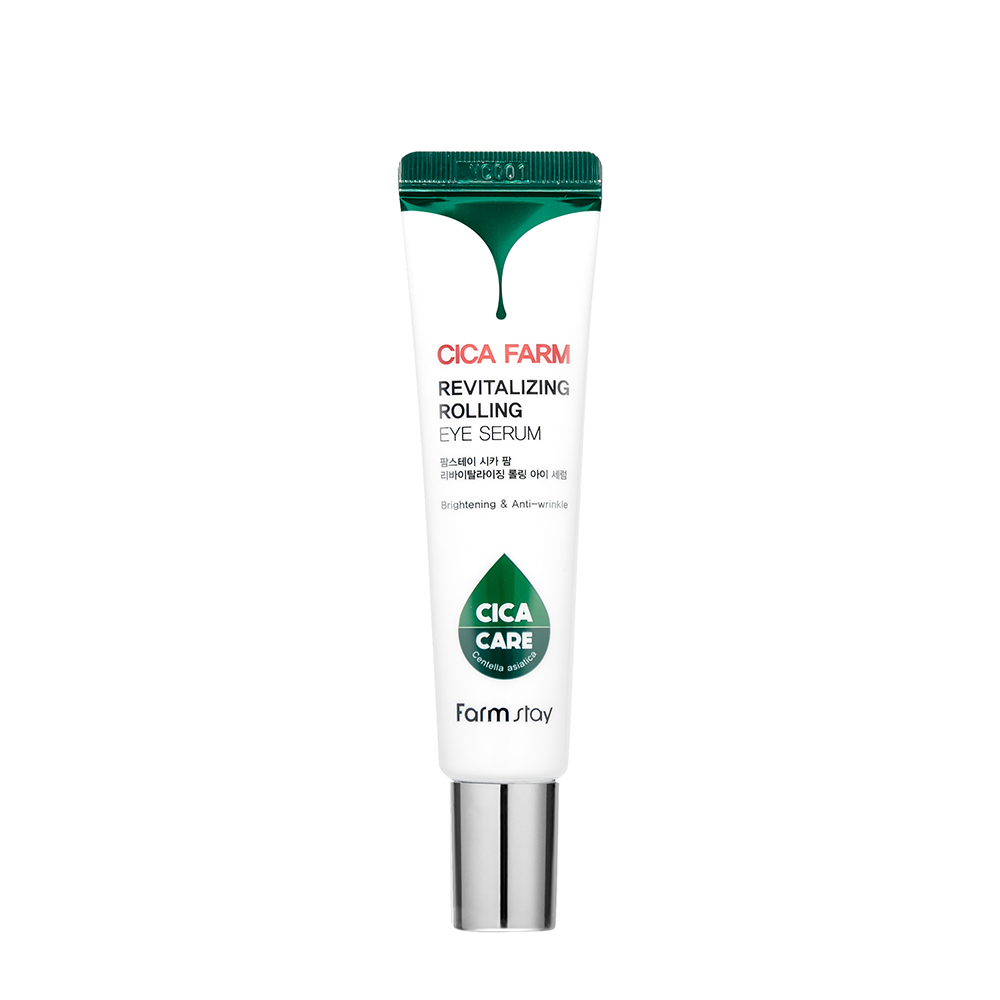 FARMSTAY Сыворотка-роллер для сияния области вокруг глаз / Cica Farm Revitalizing Rolling Eye Serum 25 мл, фото 1