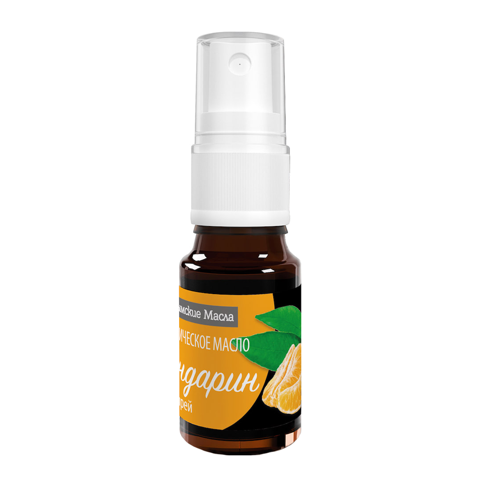 КРЫМСКИЕ МАСЛА Масло ароматическое Мандарин, спрей / Крымские масла 10 мл, фото 1