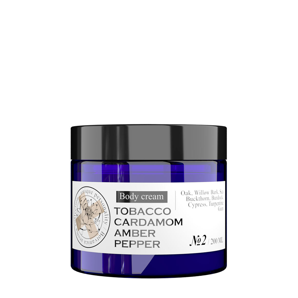 MANIAC GOURMET Крем парфюмированный для тела №2 Табак, Кардамон, Амбра, Черный перец 200 мл, фото 1