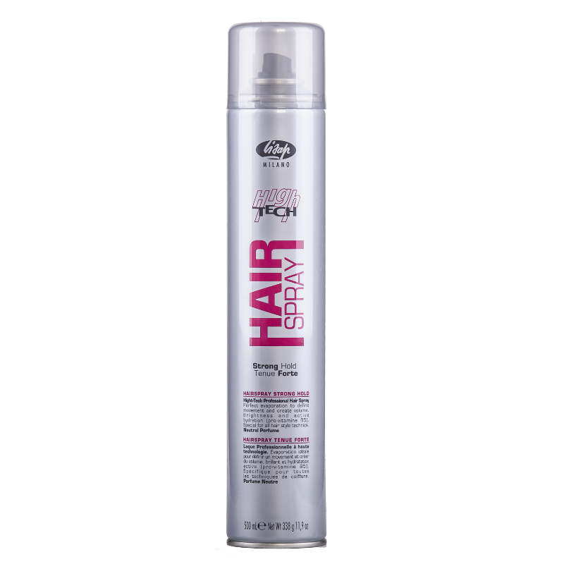 LISAP MILANO Лак сильной фиксации для укладки волос / Hair Spray Strong Hold HIGH TECH 500 мл, фото 1