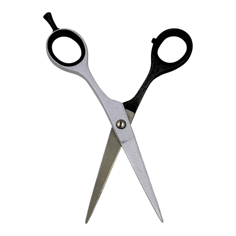 IWOU PROFESSIONAL Ножницы парикмахерские прямые 5,5 бело-черные /The CREATOR enterprises, фото 2