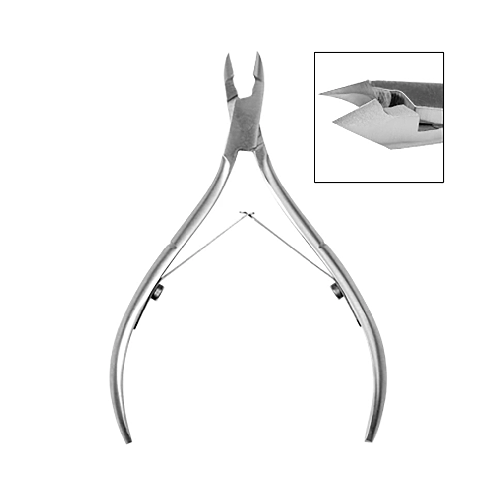 IRISK PROFESSIONAL Кусачки для кожи KD-80 Premium, двойная пружина, лезвие 8 мм, фото 2