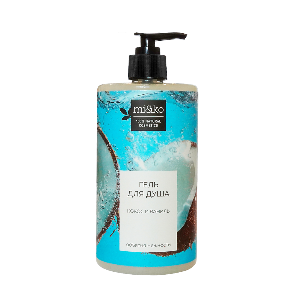 MI&KO Гель для душа Кокос и ваниль 700 мл, фото 1