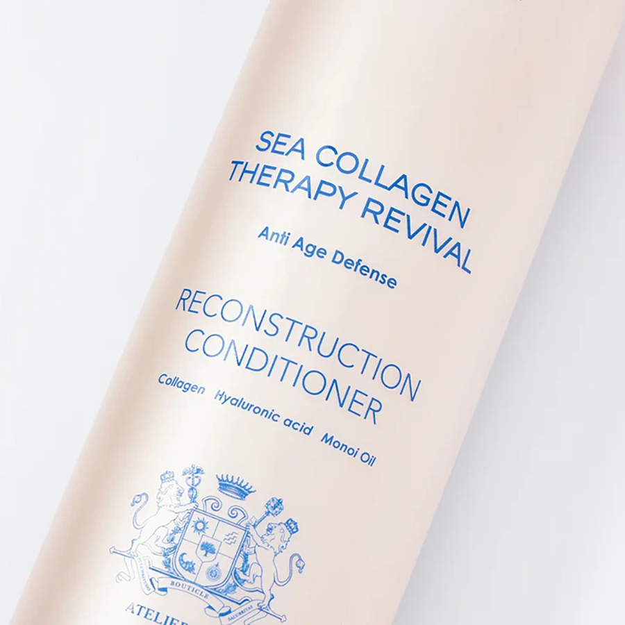 BOUTICLE Кондиционер коллагеновый восстанавливающий / Sea Collagen Therapy Revival RECONSTRUCTION CONDITIONER 1000 мл, фото 5