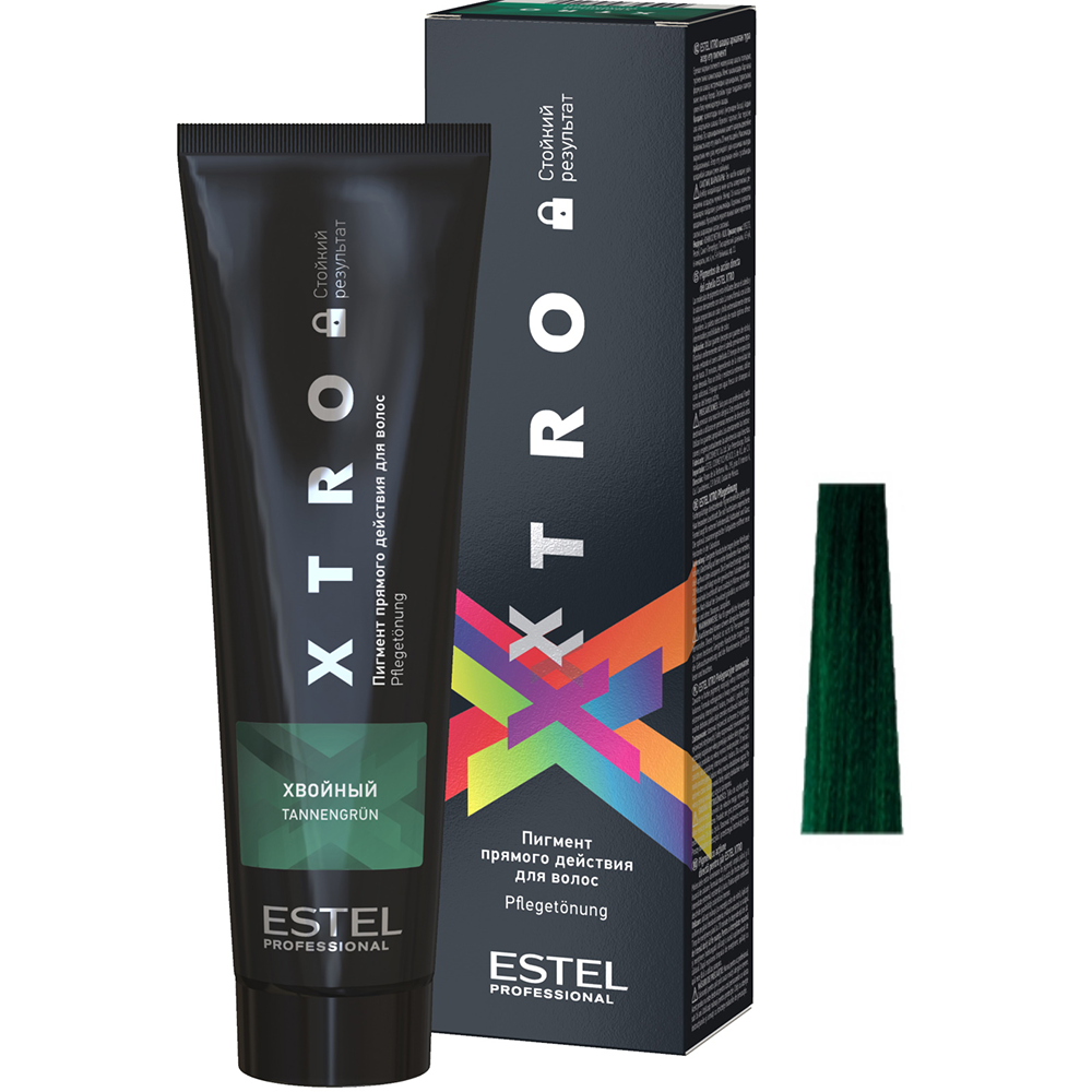 ESTEL PROFESSIONAL Пигмент прямого действия для волос, хвойный / XTRO BLACK 100 мл, фото 1