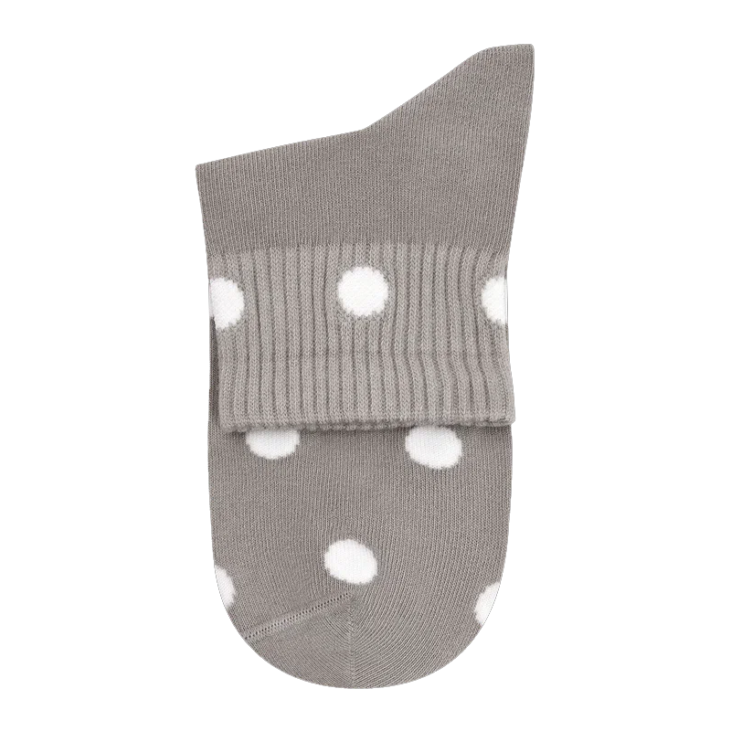 MINIMI Носки женские с высокой резинкой в горошек Grigio Chiaro 39-41 / MINI TREND 4209, фото 3