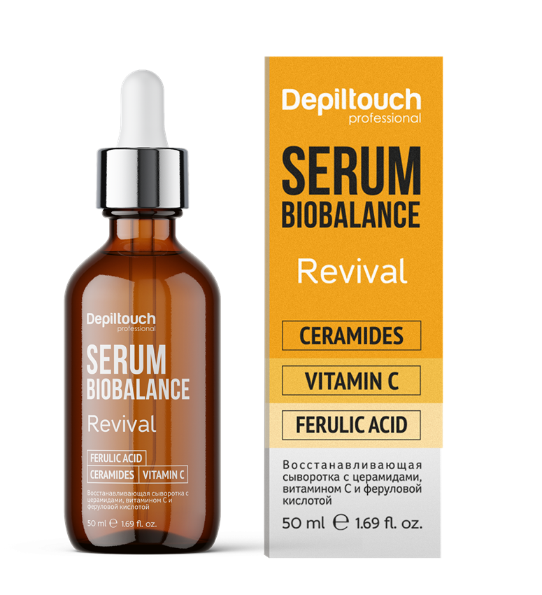 DEPILTOUCH PROFESSIONAL Сыворотка восстанавливающая для лица с церамидами, витамином С и феруловой кислотой / Depiltouch Professional 50 мл, фото 2