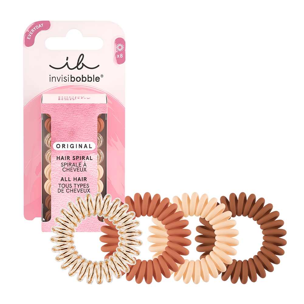INVISIBOBBLE Набор резинок-браслетов для волос, 8 шт / invisibobble ORIGINAL Cafe au Lait, фото 1