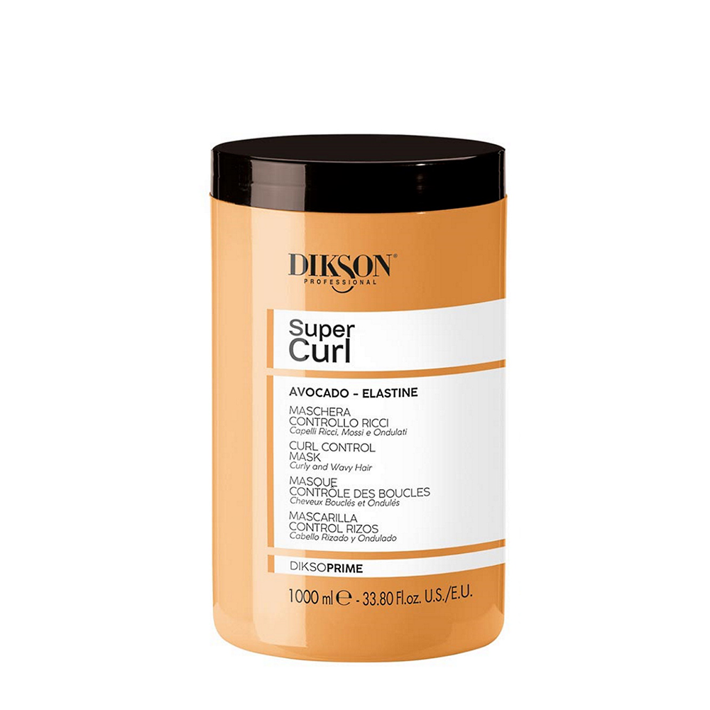 DIKSON Маска для кудрявых и волнистых волос с маслом авокадо / Curl Control Mask 1000 мл, фото 1