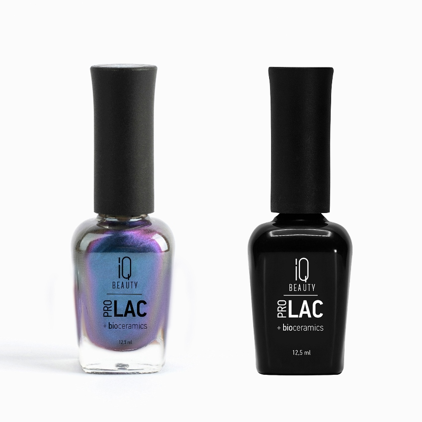 IQ BEAUTY 095 лак для ногтей укрепляющий с биокерамикой / Nail Polish PROLAC+bioceramics 12,5 мл, фото 6