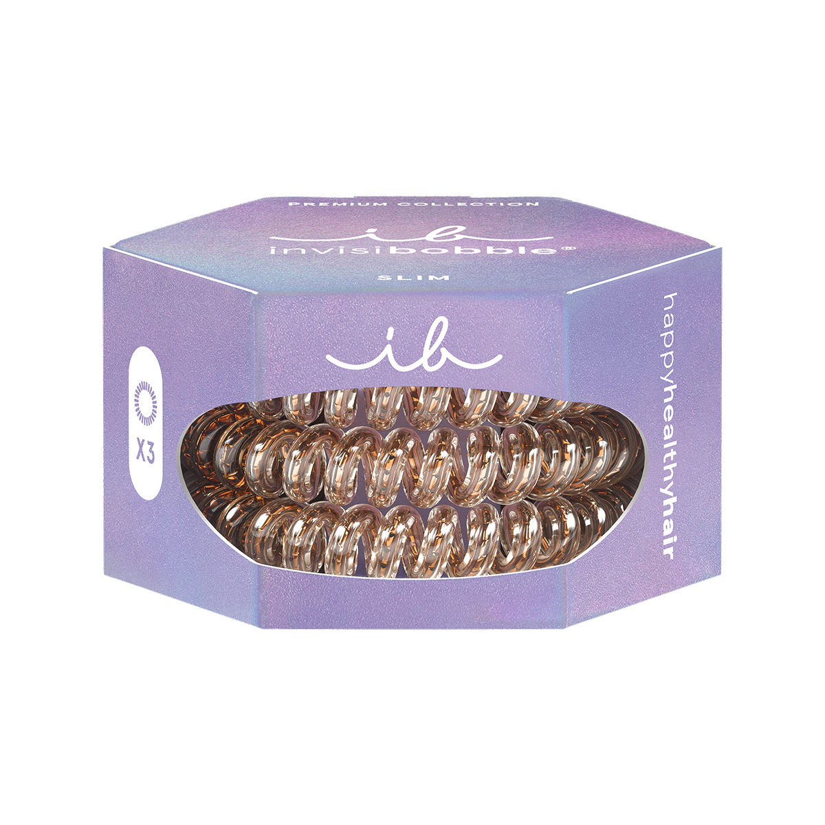 INVISIBOBBLE Резинка-браслет для волос / invisibobble SLIM PREMIUM Bronze me Pretty, фото 2