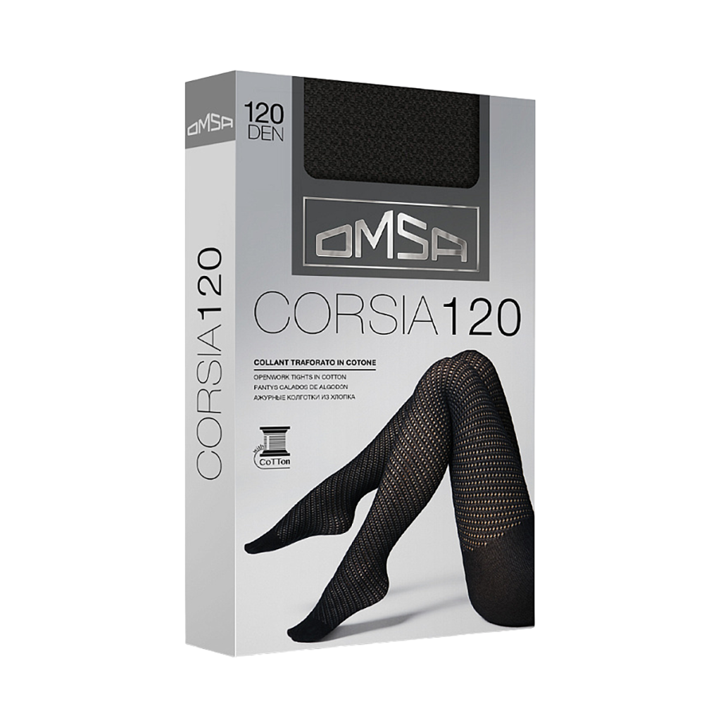 OMSA Колготки Nero 3 / Corsia 120, фото 1