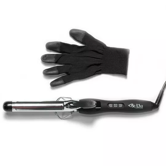 BE-UNI PROFESSIONAL Плойка для завивки волос Titan с зеркальным титановым покрытием 32 мм, фото 4