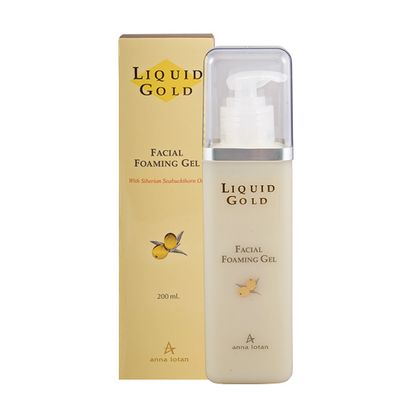ANNA LOTAN Гель очищающий Золотой / Facial Foaming Gel LIQUID GOLD 200 мл, фото 2