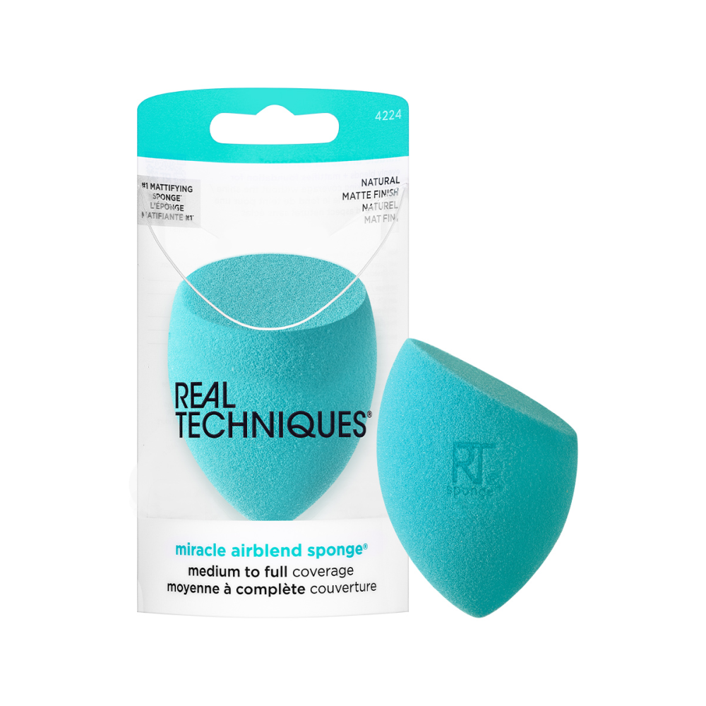 REAL TECHNIQUES Спонж для макияжа / Real Techniques Sponge+ Miracle Airblend Sponge, фото 2