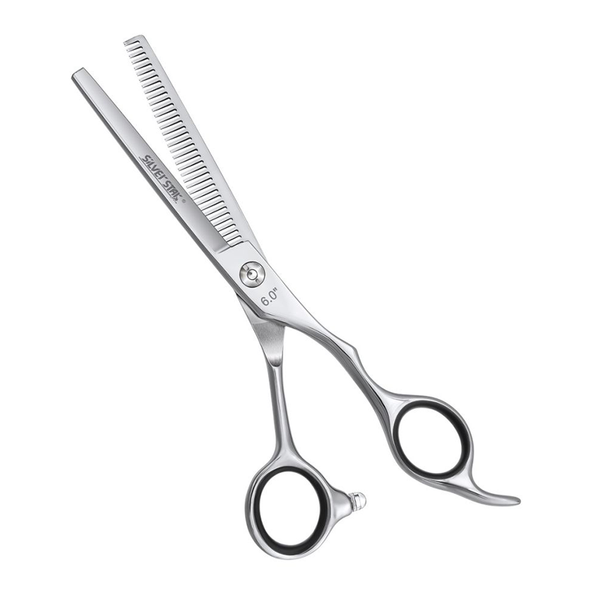SILVER STAR Ножницы филировочные односторонние эргономичные 6