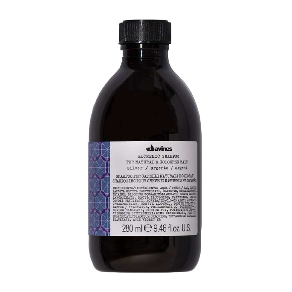 DAVINES SPA Шампунь оттеночный для натуральных и окрашенных волос Алхимик, серебряный / ALCHEMIC 280 мл, фото 1