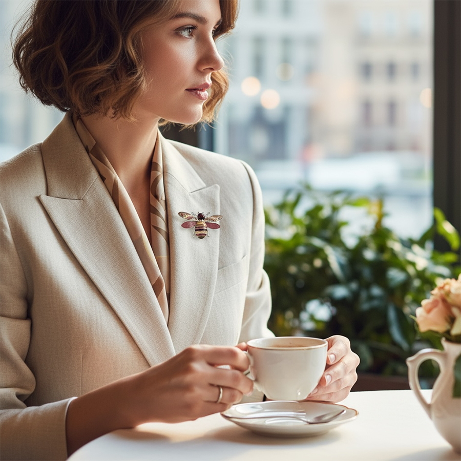 IWOU PROFESSIONAL Брошь-магнит Королева цветов, фото 4