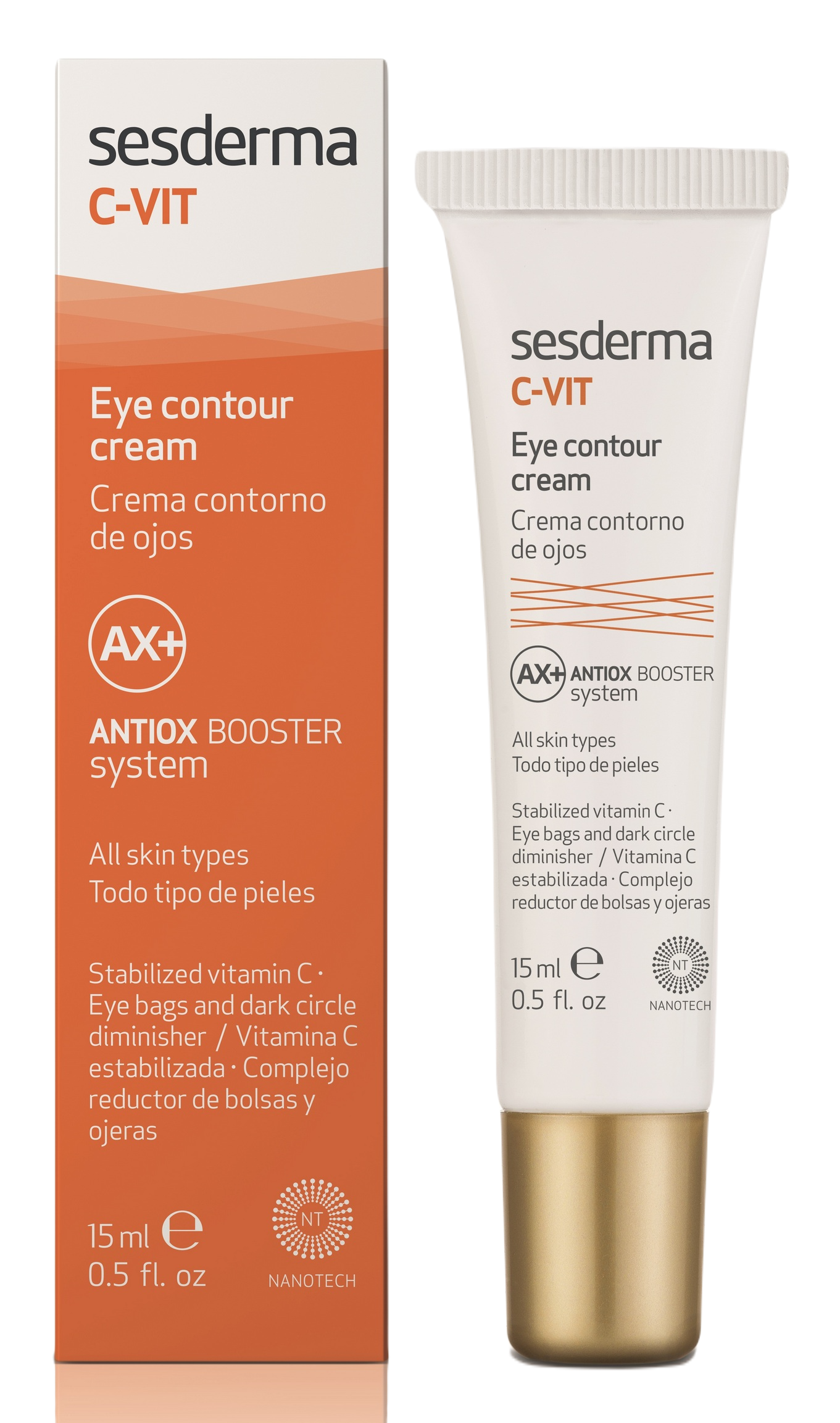 SESDERMA Крем-контур вокруг глаз / C-VIT Eye contour cream 15 мл, фото 3