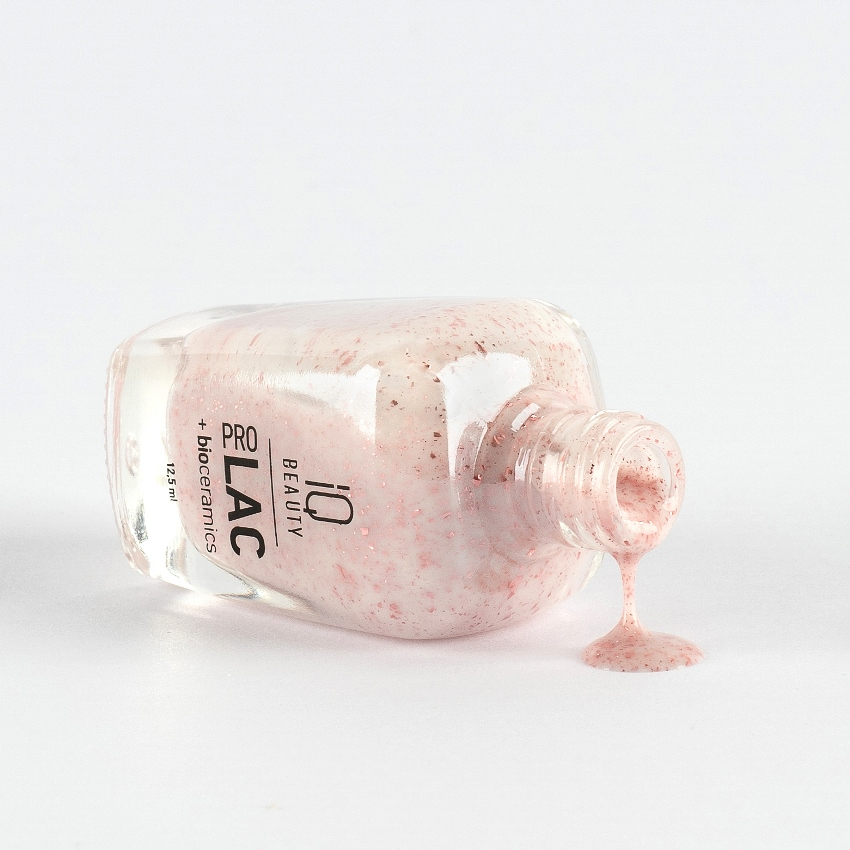IQ BEAUTY 106 лак для ногтей укрепляющий с биокерамикой / Nail Polish PROLAC+bioceramics 12,5 мл, фото 4