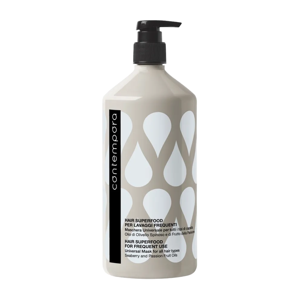 BAREX Маска универсальная с маслом облепихи и маслом маракуйи для всех типов волос / СОNTEMPORA 1000 мл, фото 1