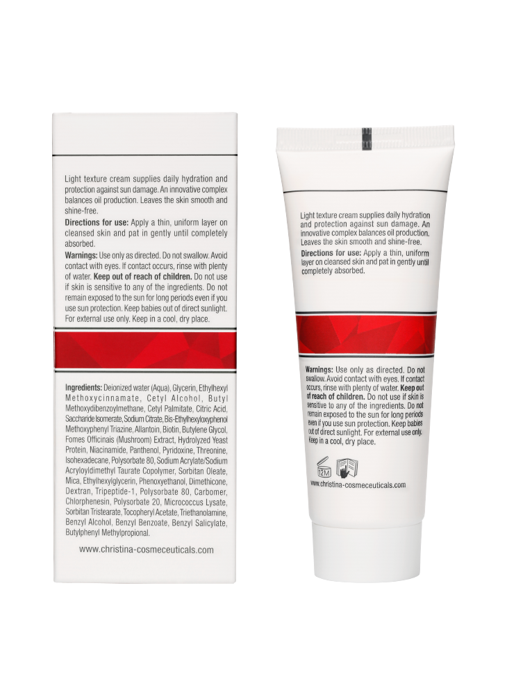 CHRISTINA Крем матирующий защитный SPF 15 / Mattify & Protect Cream Comodex 75 мл, фото 2
