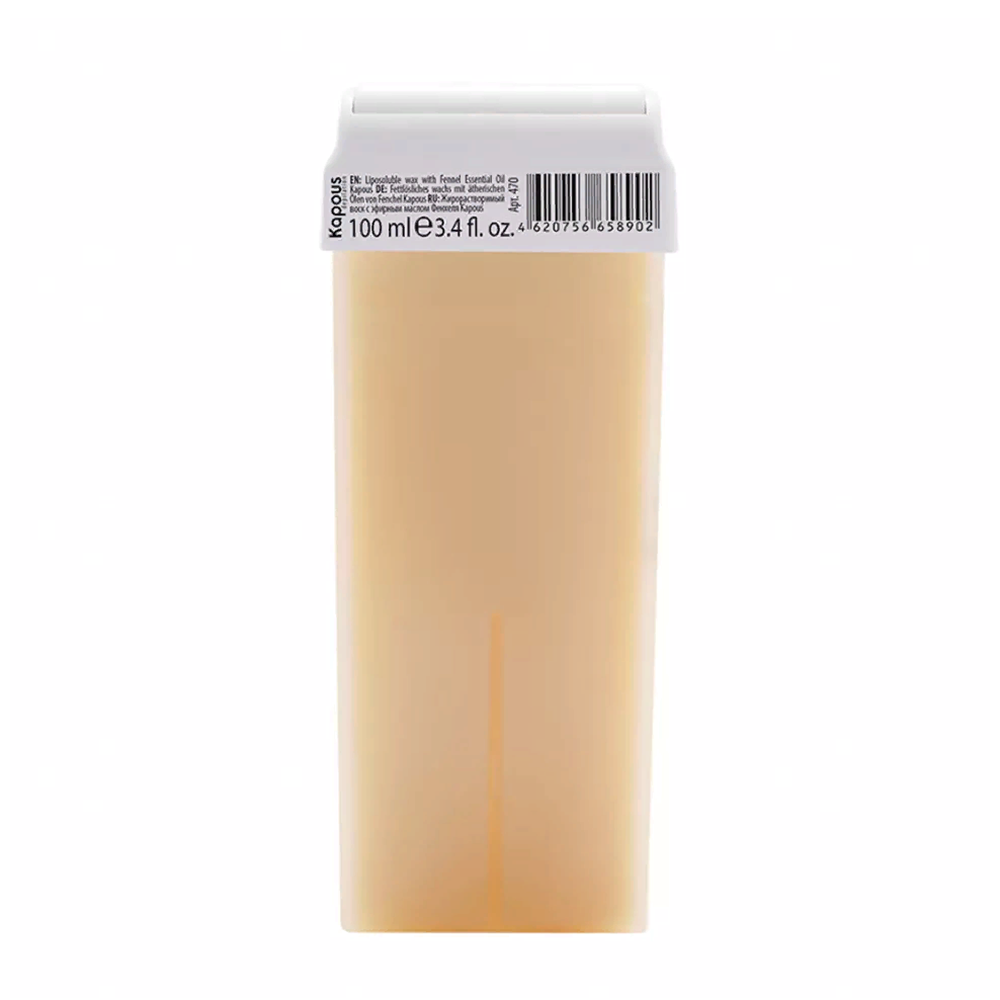 KAPOUS Воск жирорастворимый с эфирным маслом фенхеля / Depilation 100 мл, фото 1