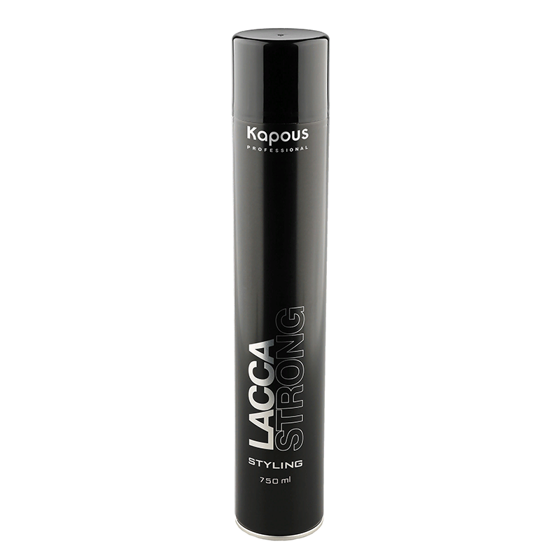 KAPOUS Лак аэрозольный сильной фиксации для волос 750 мл, фото 4