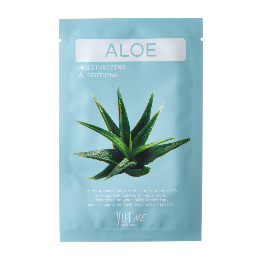 YU.R Маска для лица с экстрактом алоэ / YU.R ME Aloe Sheet Mask 25 гр, фото 1