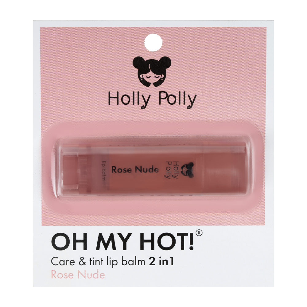 HOLLY POLLY Бальзам оттеночный для губ, нюдово-розовый / OH MY HOT! Rose Nude 4,9 гр, фото 4