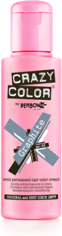 CRAZY COLOR Краска для волос, графит / Crazy Color Graphite 100 мл, фото 2
