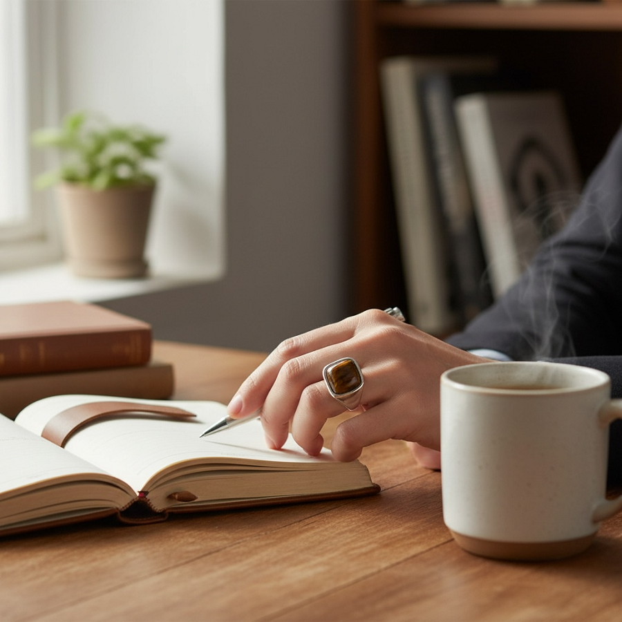 IWOU PROFESSIONAL Кольцо Глаз аллигатора, фото 4