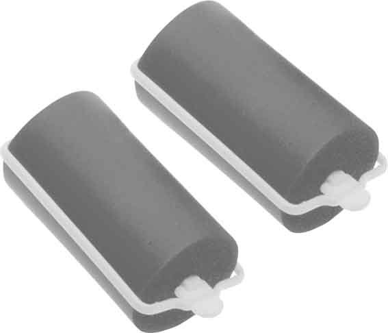 DEWAL BEAUTY Бигуди резиновые серые, d 28x70 мм 10 шт, фото 1