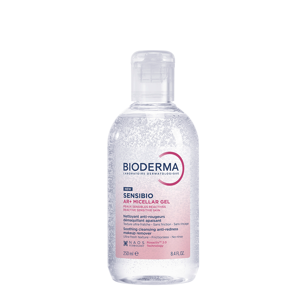 BIODERMA Гель мицеллярный очищающий для кожи с покраснениями / Sensibio AR+ 250 мл, фото 1