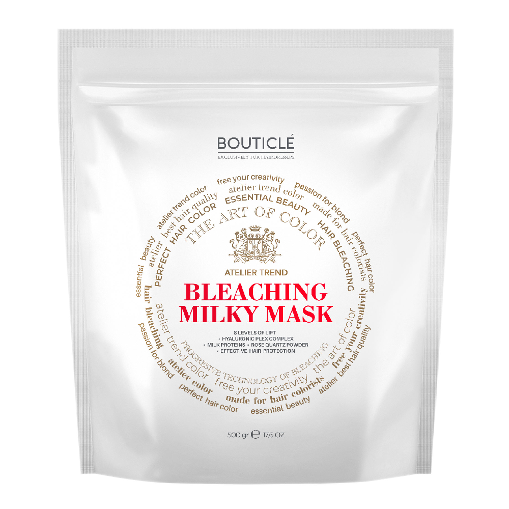 BOUTICLE Маска для волос обесцвечивающая с Hyaluronic Plex Complex / White Bleaching Hair Mask 500 гр, фото 1