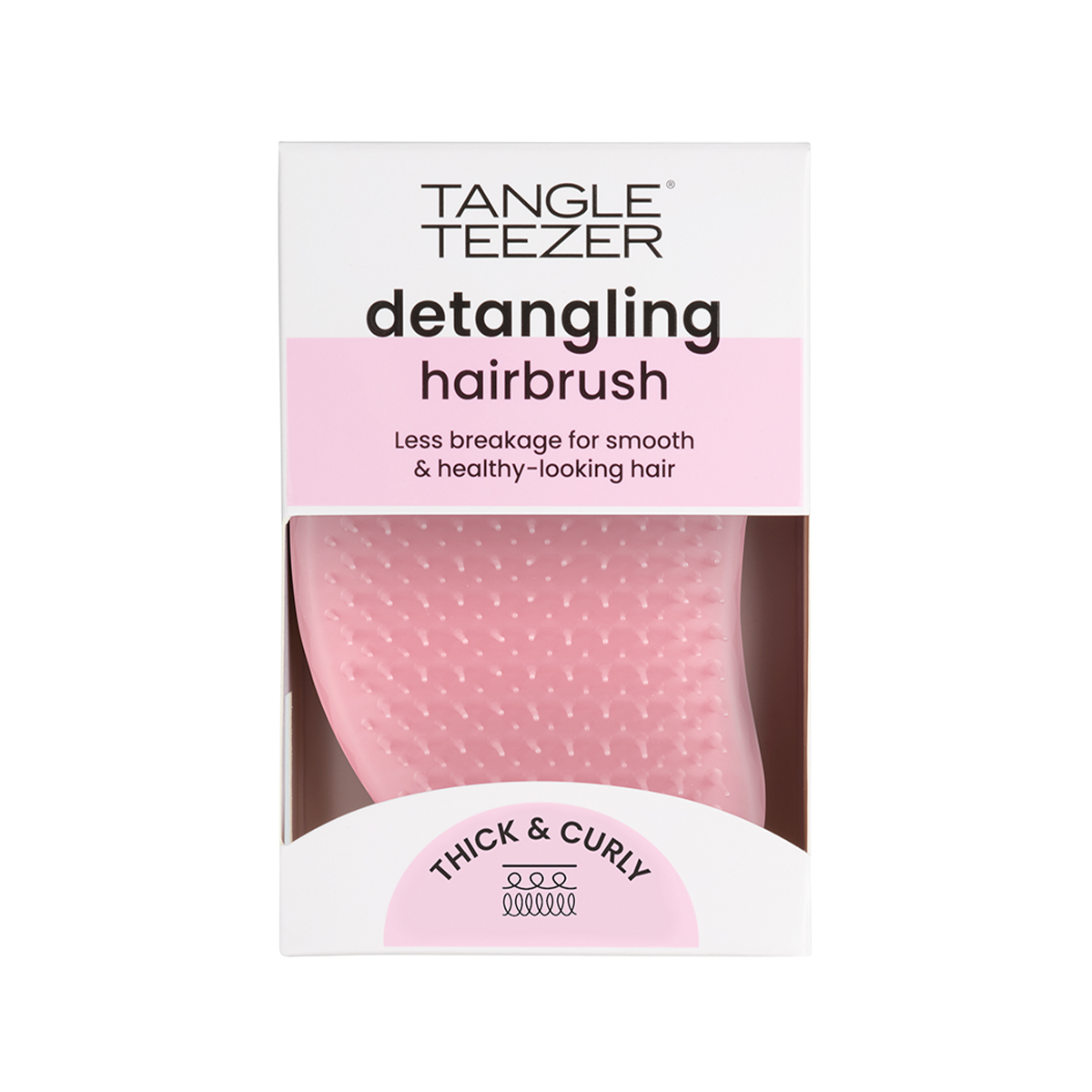 TANGLE TEEZER Расческа для волос / Thick & Curly Dusky Pink, фото 10