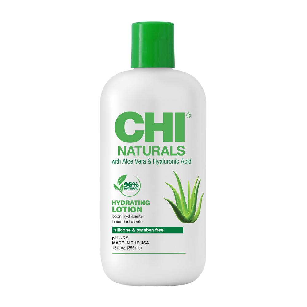 CHI Лосьон увлажняющий для тела с алоэ вера и гиалуроновой кислотой / CHI NATURALS HYDRATING LOTION 355 мл, фото 1